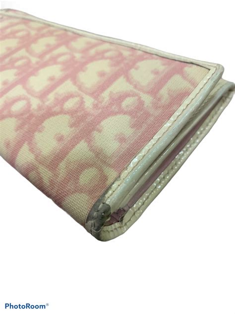 dior lilac wallet|authentic christian Dior wallet.